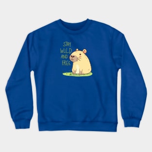 Wild Capybara Spirit Crewneck Sweatshirt